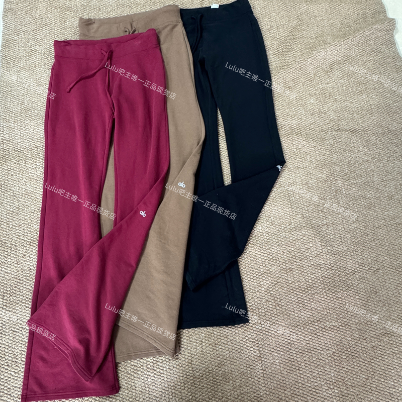 In-Stock Alo Yoga Airbrush Sway Women's High-Waisted Drawstring Flared Yoga Pants Slimming W51304R In-Stock Alo Yoga Airbrush Sway Women's High-Waisted Drawstring Flared Yoga Pants Slimming W51304R
