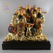 Five-way God of Wealth Buddha Statue