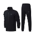 Bộ đồ thể thao Li Ning nam 18 mùa thu đào tạo áo len cardigan phù hợp với cặp đôi người mẫu quần dài tay thể thao nữ Thể thao sau
