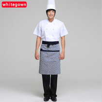 New skirt apron restaurant hotel kitchen hot pot shop waiter mens waist womens anti-fouling and oil-proof apron