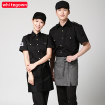 Half body short apron home kitchen fashion restaurant waiter men and women work clothes custom printing logo waist