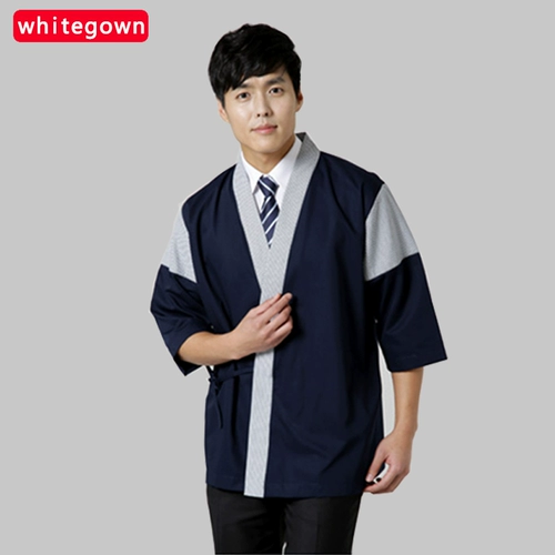 Японский стиль шеф -повара обслуживание мужская короткая -накал