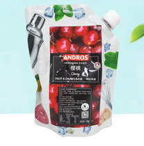 Andros Andrew Cherry strip sauce chriseri jam fruit smoothie drink sauce 1kg