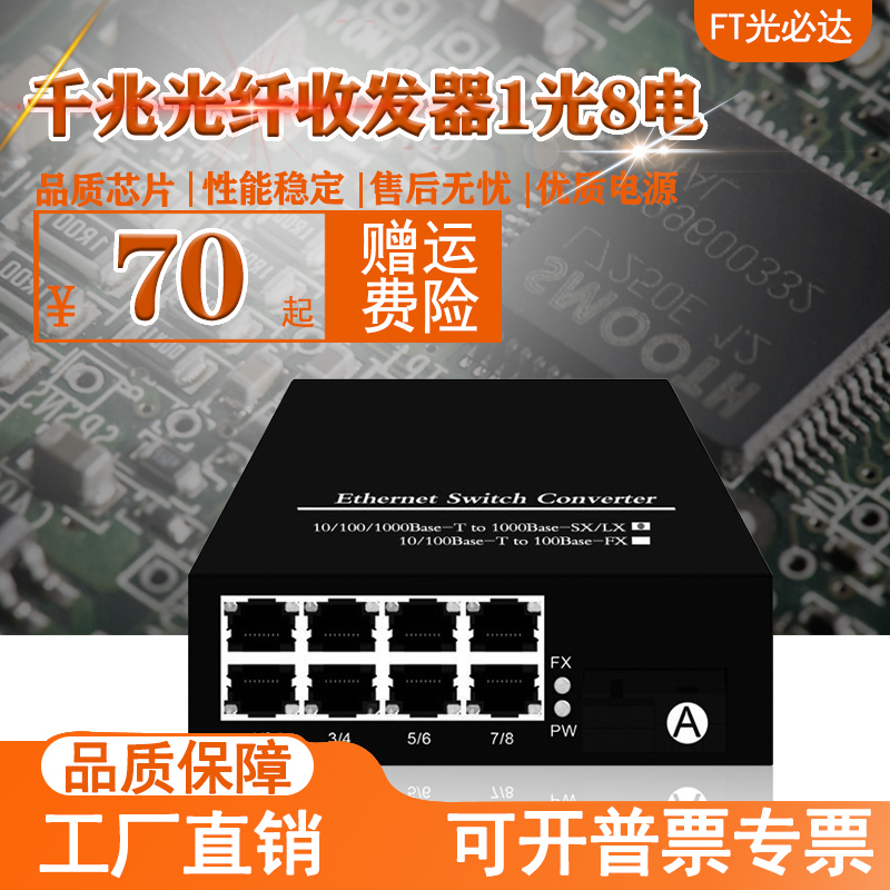 FT Light Musta Fiber Transceiver one thousand trillion 1 Light 2 Electric 4 Electric 8 Electric 2 Light 2 4 8 Electric fiber tandem Switch Internet Monitoring PV Converter 4 Light 8 Light Converged Switch