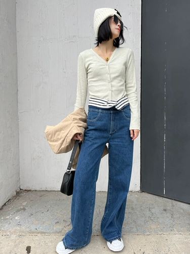 Бамбуковый базовый кардиган, приятный телу лонгслив, 2022, (в наличии на складе), по фигуре