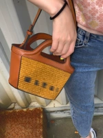 ЛУНА в наличии!Коричневая сумка на плечо MAR*NI из премиальной телячьей кожи ручной работы в стиле ретро