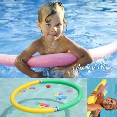 Children's adult swimming floating stick Swimming pool water floating stick Kindergarten foam sponge stick Parent-child game