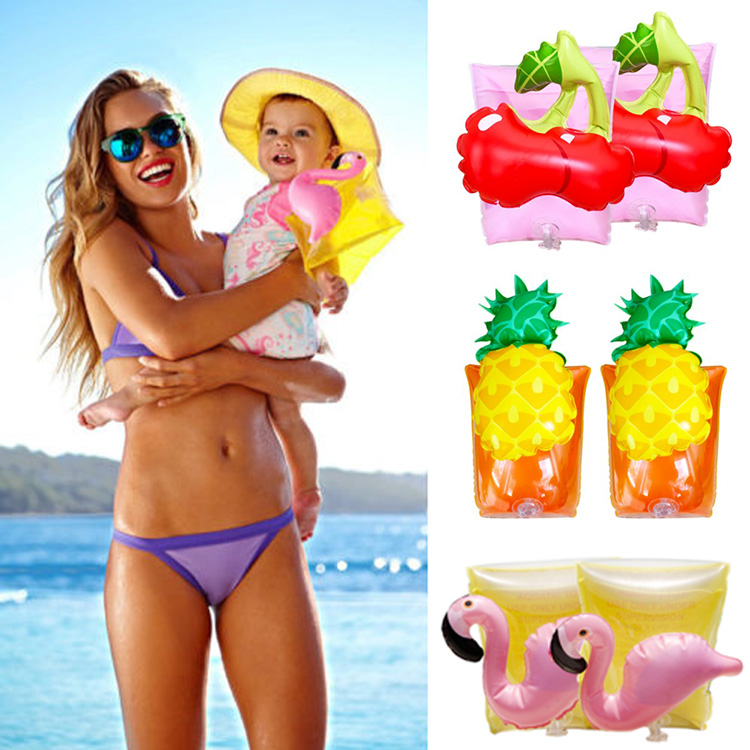 New children's arms ring Firebird crab cartoon Water sleeve baby environmentally friendly thickened floating circle cherry pineapple