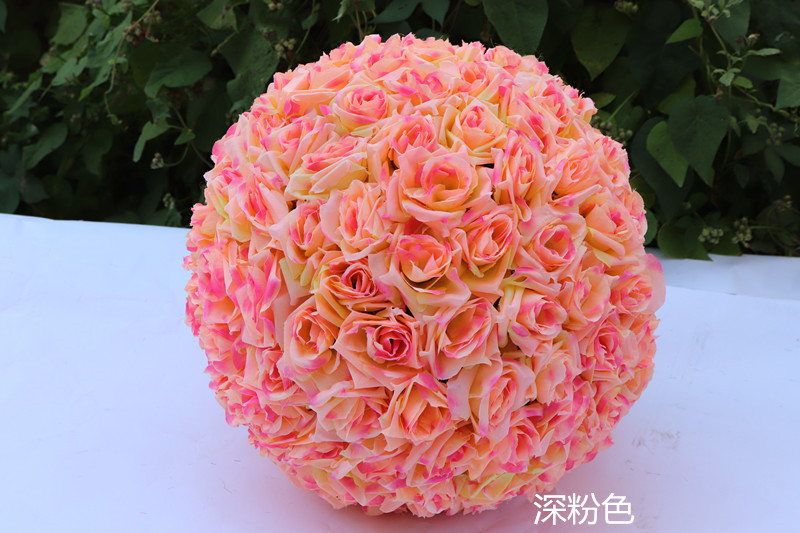 Mô phỏng hoa hồng bóng vải hoa bóng đám cưới hoa trung tâm thương mại khai mạc lễ kỷ niệm mẫu giáo bóng câu - Hoa nhân tạo / Cây / Trái cây đào giả