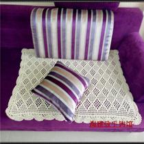 Tao elegant pure handmade crochet hook cotton lace hollow woven tablecloth sofa towel 23 color thick