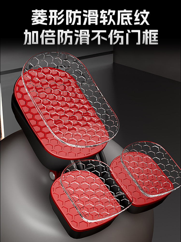 Door-Mounted Pull-Up Bar for Home Indoor Use, No-Drill Wall-Mounted Pull-Up Device for Children, Single Bar Family Fitness Equipment