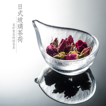 Japanese-style glass tea Lotus tea Frosted glass tea Tea shovel Tea spoon Kung Fu tea set Tea ceremony accessories Special offer