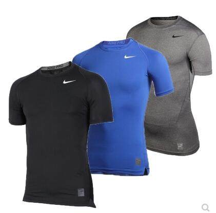 Nike PRO quick-drying short sleeve tight T-shirt 269603 tight trousers 272435 fitness campaign backing