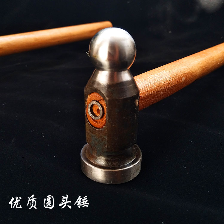 Quality Round Head Hammer Bell Hammer Bell Hammer Fine Work Hand Hammer Jewellery Machined Iron Hammer Gold Tool