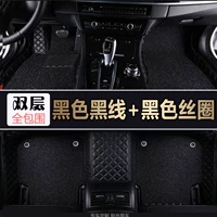 Черная и черная линия+черный шелковый круг (двойная модель)