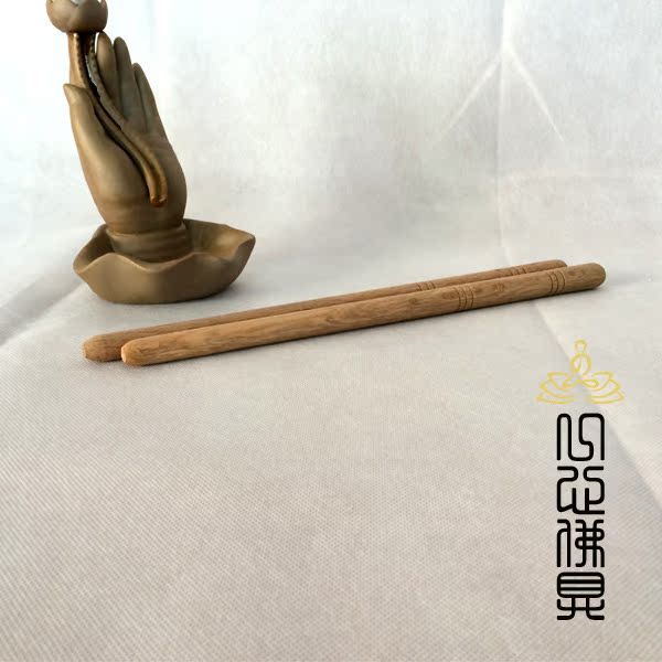 Temple Dharma Supplies Taiwan Jiuxiong Wood Big Drum Stick Dharma Drum Stick Flat Drum Stick Flower Drum Leather Drum Drumstick