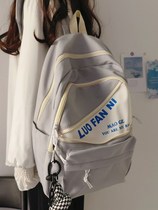 French SANDRO IFASHION backpack womens large-capacity schoolbag mens fashion middle school students high school college students