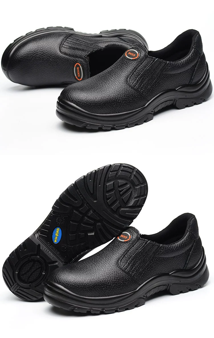 Lightweight anti-odor welder labor protection shoes for men, steel toe caps, anti-smash, anti-puncture, oil-resistant, acid-alkali-resistant, waterproof safety work shoes