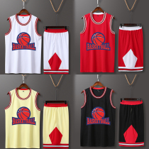Summer plus size childrens clothing basketball clothing childrens sports suit sleeveless vest two-piece childrens middle childrens big children