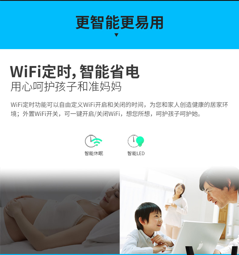 腾达AC18 1900M双频千兆家用无线路由器智能高速穿墙光纤企业wifi