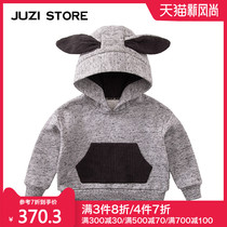 JUZI STORE CHILDRENs clothing sweater pine needle terry rabbit shape pullover neutral boys and girls 1833042