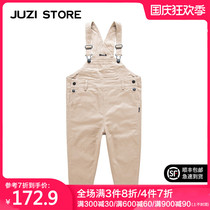 JUZI STORE childrens clothing cavalry oblique street style fashionable backpack pants neutral boy girl 1610306