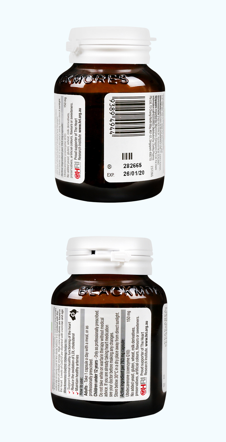 Úc Úc Jiabao tim Q10 coenzyme viên 150mg30 viên * 2 coenzyme q a 10 sản phẩm y tế 10q Ou Jiabao - Thức ăn bổ sung dinh dưỡng thực phẩm chức năng xương khớp