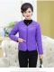 Các bà mẹ trung niên và già mặc áo khoác cotton nhỏ bên trong và bên ngoài để tăng áo khoác cotton ngắn cho nữ áo khoác cho phụ nữ 50 tuổi