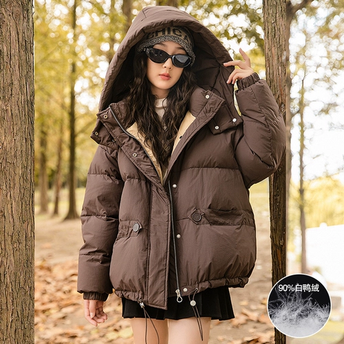 Пуховик, утепленная бархатная легкая и тонкая короткая куртка, в западном стиле, подходит для подростков, утиный пух