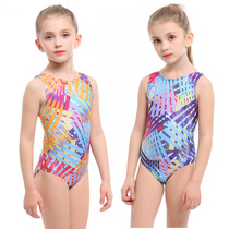 Childrens swimsuits children and girls one-piece dress girls 6-8-12-15 years old students professional girls swimwear