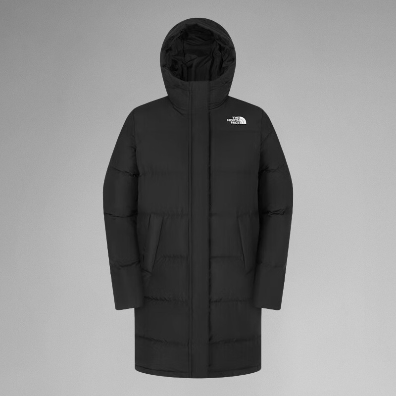 Thenorthface North Face down Jacket 25 Autumn/Winter New Women's Long Style Water-Repellent 700 Fill Power Goose down 8Ed8