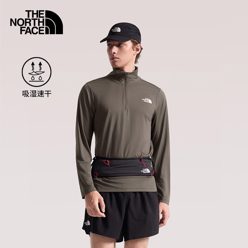 Thenorthface North Face 26 Autumn and Winter New Men's Outdoor Casual Quick-Drying Half-Zip Long-Sleeved T-Shirt 8Kgm