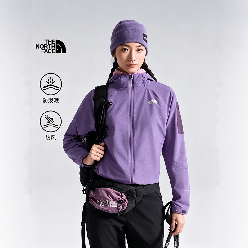 Thenorthface North Face 26 Autumn and Winter Women's Outdoor Comfortable and Breathable Hooded Casual Soft Shell Jacket 8Hep Thenorthface North Face 26 Autumn and Winter Women's Outdoor Comfortable and Breathable Hooded Casual Soft Shell Jacket 8Hep
