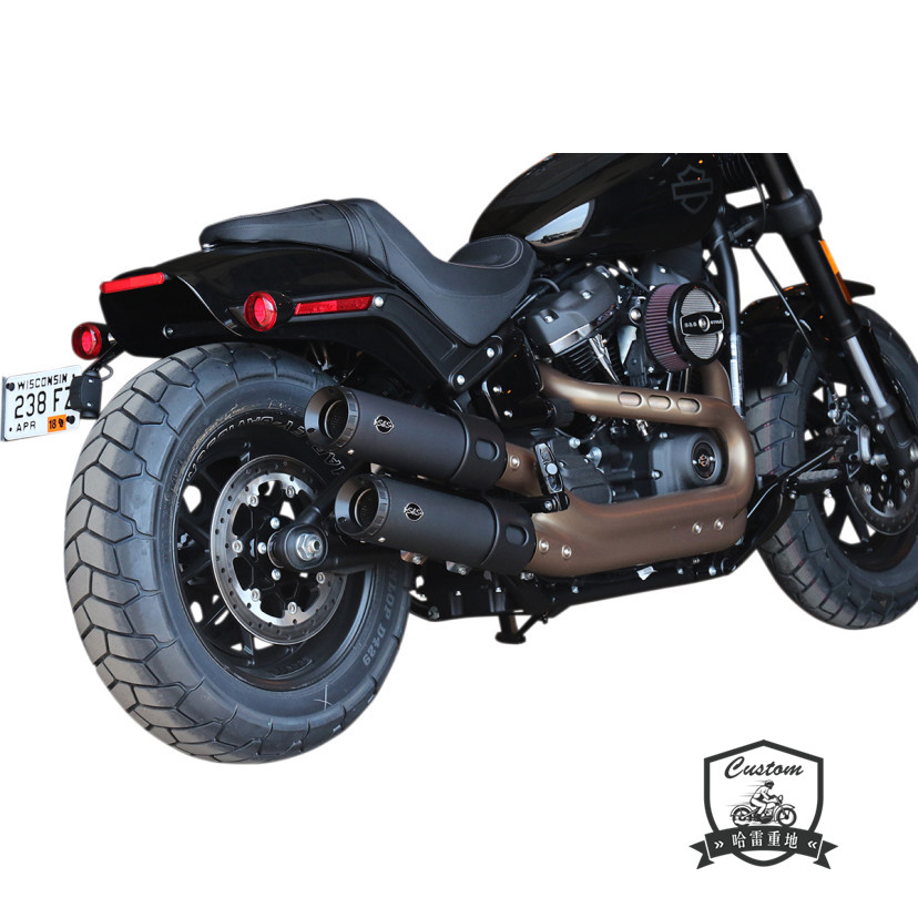 2018 / phần Harley đuôi mềm Phân bón SS ống xả chất béo bạo chúa đuôi đen - Ống xả xe máy ốp pô xe vision