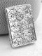 Zippo genuine lighter sterling silver auspicious cloud dragon original genuine zp windproof kerosene engraving custom men's gift