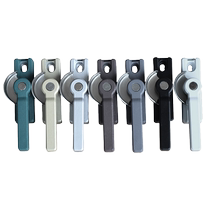 Stainless steel window lock plastic steel window lock sliding aluminum alloy door and window crescent lock sliding door window hook lock push-pull accessories