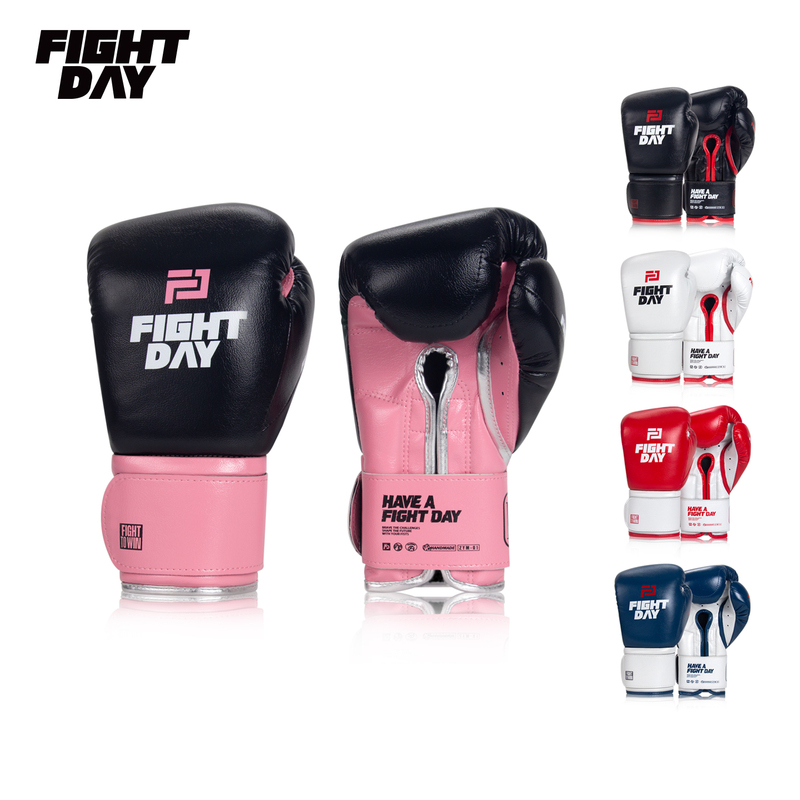 Fightday Boxing Gloves for Men and Women, Professional Fighting Gloves for Muay Thai, Sanda Training, Velcro Fastening