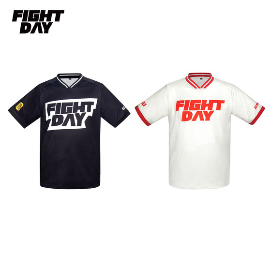 FIGHTDAYt-shirt Muay Thai boxing fighting short-sleeved clothes for men and women sports simple training