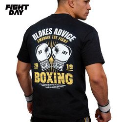 Fightday T-Shirt Muay Thai Boxing Fighting Short Sleeve Unisex Clothing Sports Simple Training New Arrival