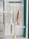 Medieval Style Floor-Standing Coat Rack, Living Room Clothes Rack, Bedroom Clothes Rack, Stainless Steel, Does Not Take up Space, Clothes Storage Artifact