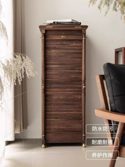 American-Style Vintage Dental Cabinet, Floor-Standing Jewelry Cabinet, Tea Cabinet, Tea Room Rotating Tea Set Cabinet, Chest of Drawers, Collectibles Storage Cabinet