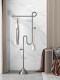 Medieval style clothing rack floor-standing home bedroom entrance living room hanging clothes rack stainless steel clothing storage rack coat and hat