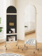 Vertical Full-Length Mirror, Dressing Mirror, Clothing Store Vertical Fitting Mirror, Movable Floor Mirror, Home Magazine Rack, Bookshelf