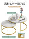 Reception Room Commercial Coffee Table Clothing Store Guesthouse Hotel Cafe Round Office Sofa Side Table Set