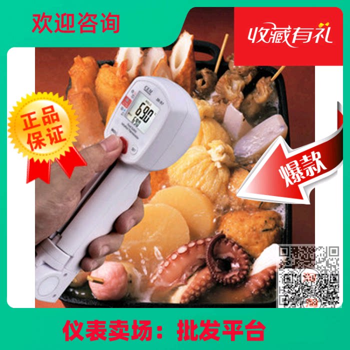 Contact and Non-Contact Professional Food Temperature Measuring Instrument IR-97 Food Safety Infrared Thermometer