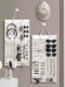 Jewelry storage artifact necklace earrings hanging bag foldable hair accessories hair band finishing jewelry display stand
