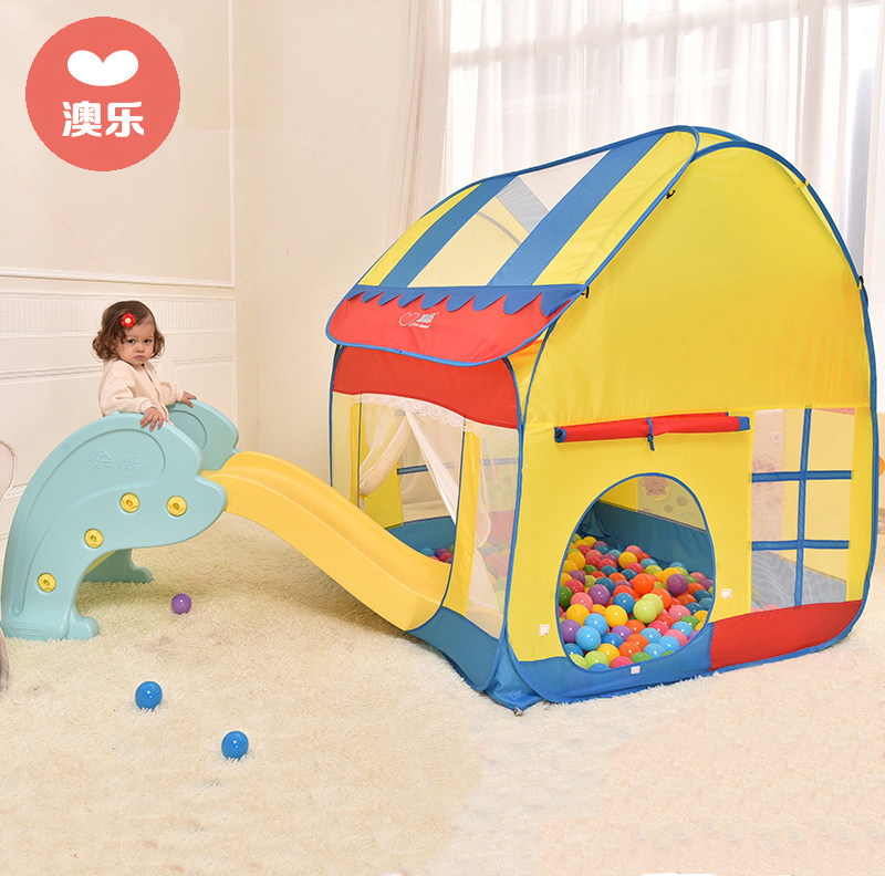 Aole children's tent Big house Game house Indoor outdoor Boys and girls home Bobo Ocean ball foldable