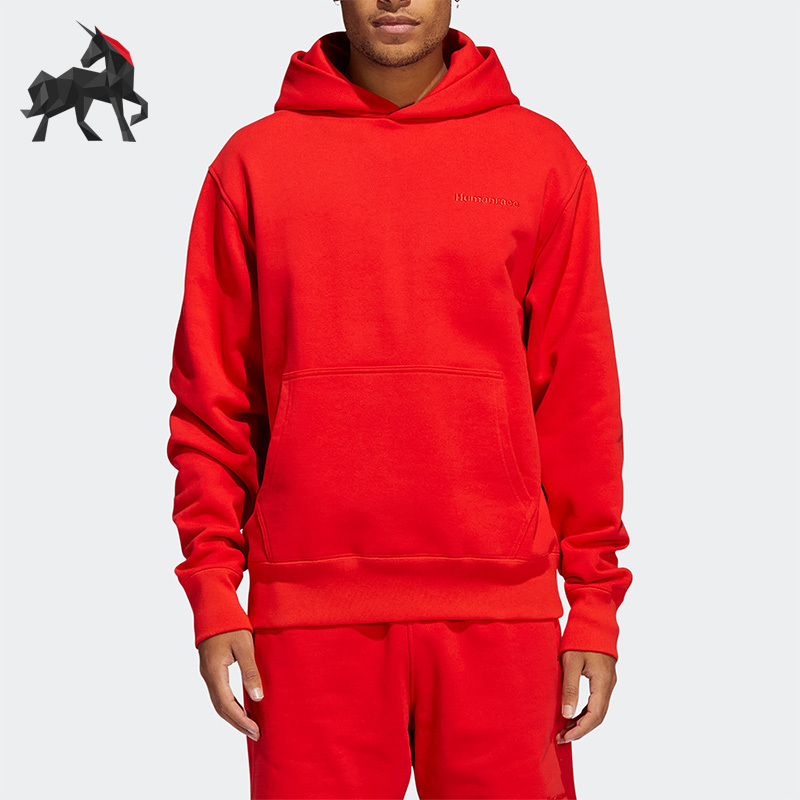 Adidas/Adidas Genuine Trefoil Pharrell Williams Men's and Women's Sports Hooded Sweatshirt Pullover Hf9903