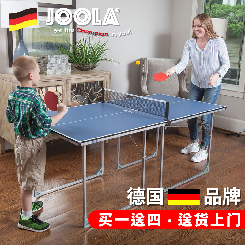 JOOLA Yura Mini Kids Table Tennis Table Home Foldable Simple Indoor Table Tennis Table Small