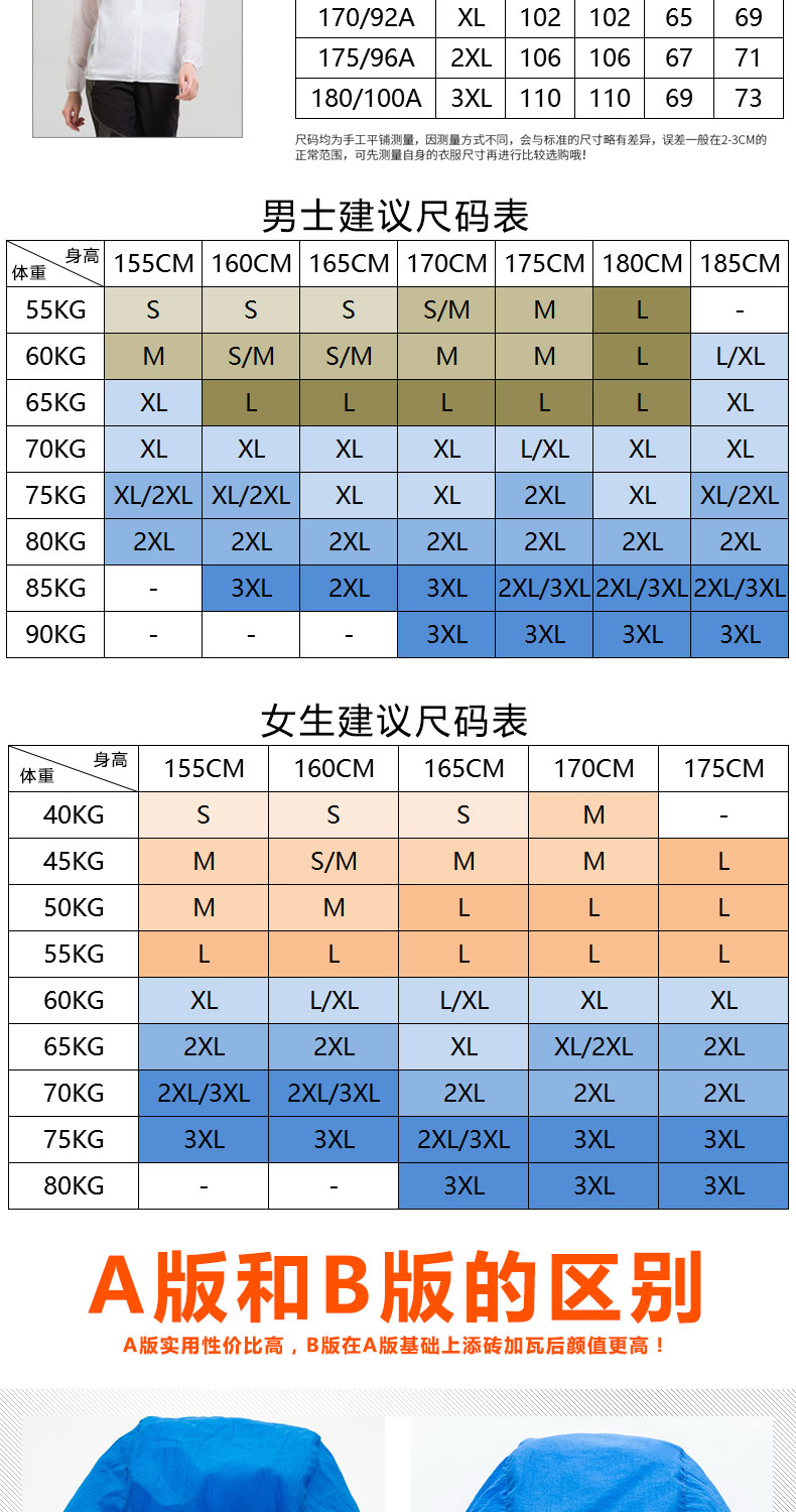 南极人防晒衣男女夏季透气户外运动情侣防晒服沙滩长袖皮肤衣超薄